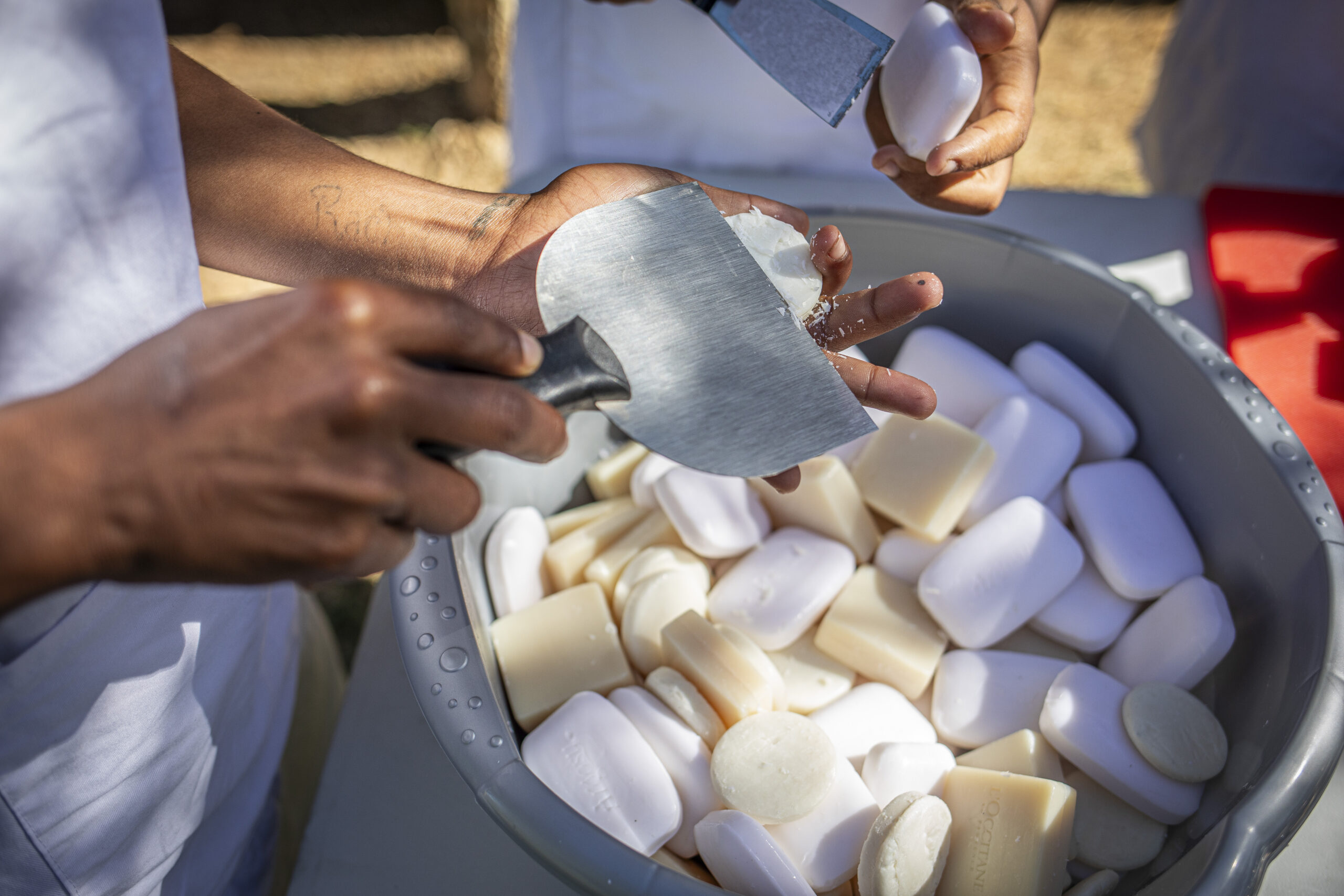 Pebbles Recycled Soap Project